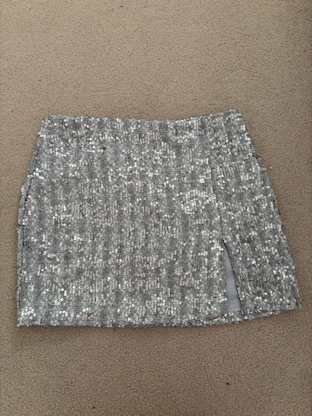 Amanda Uprichard Dale Sequin Mini Skirt